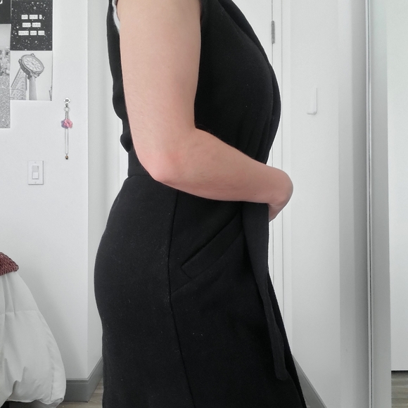 ONLY Women's Wool Sleeveless Trenchcoat - Picture 3 of 7